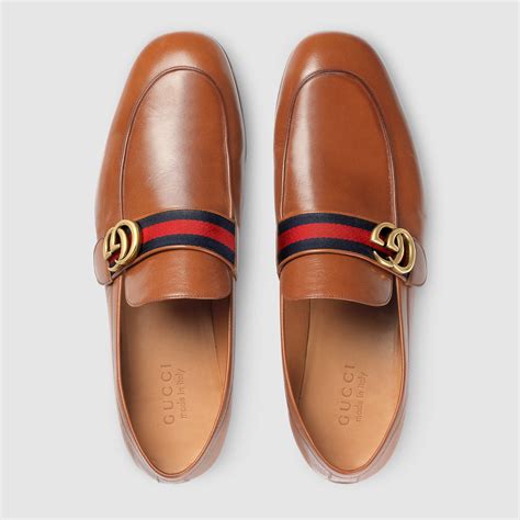 browns mens gucci|gucci men slip on shoes.